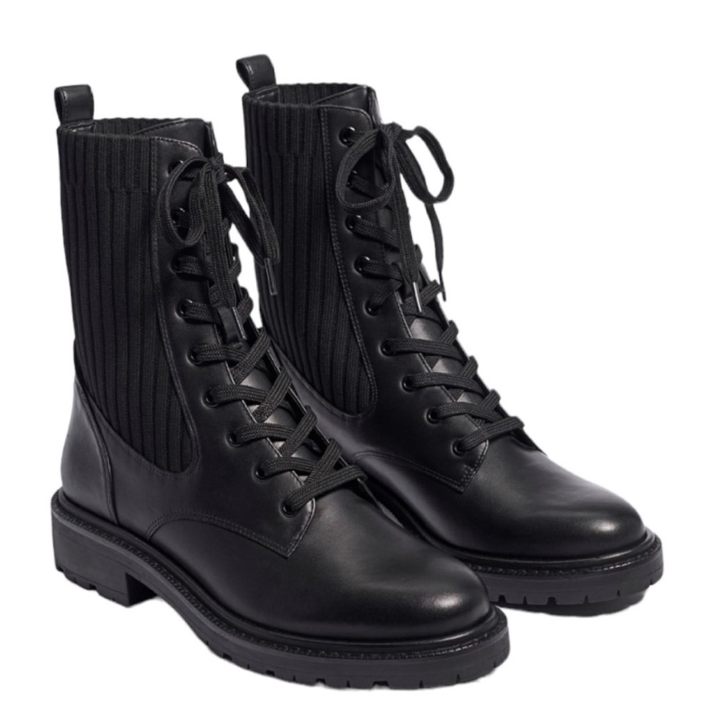 Sam Edelman black Combat boots Lydell BRAND NEW